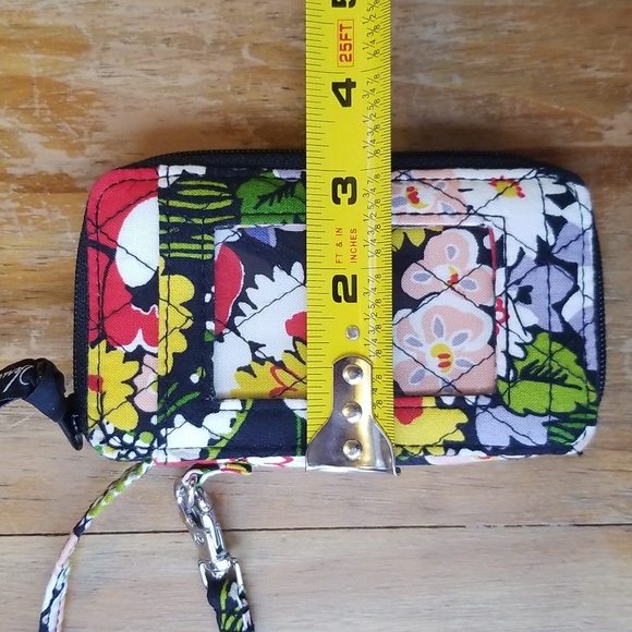 Vera Bradley Small Floral Pattern Wallet Wristlet - Picture 8 of 9